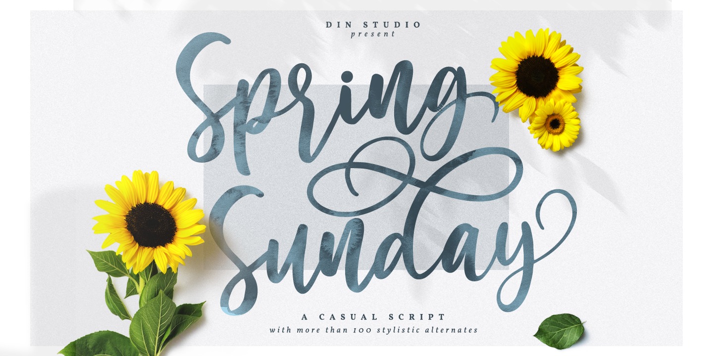 Schriftart Spring Sunday